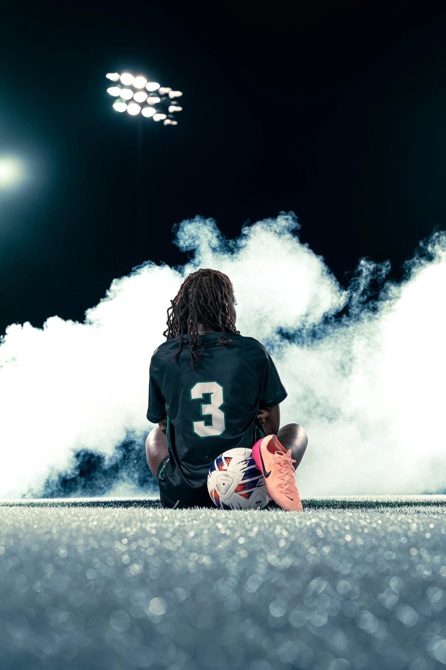 Binghamton University women's soccer media day portrait, Binghamton NY