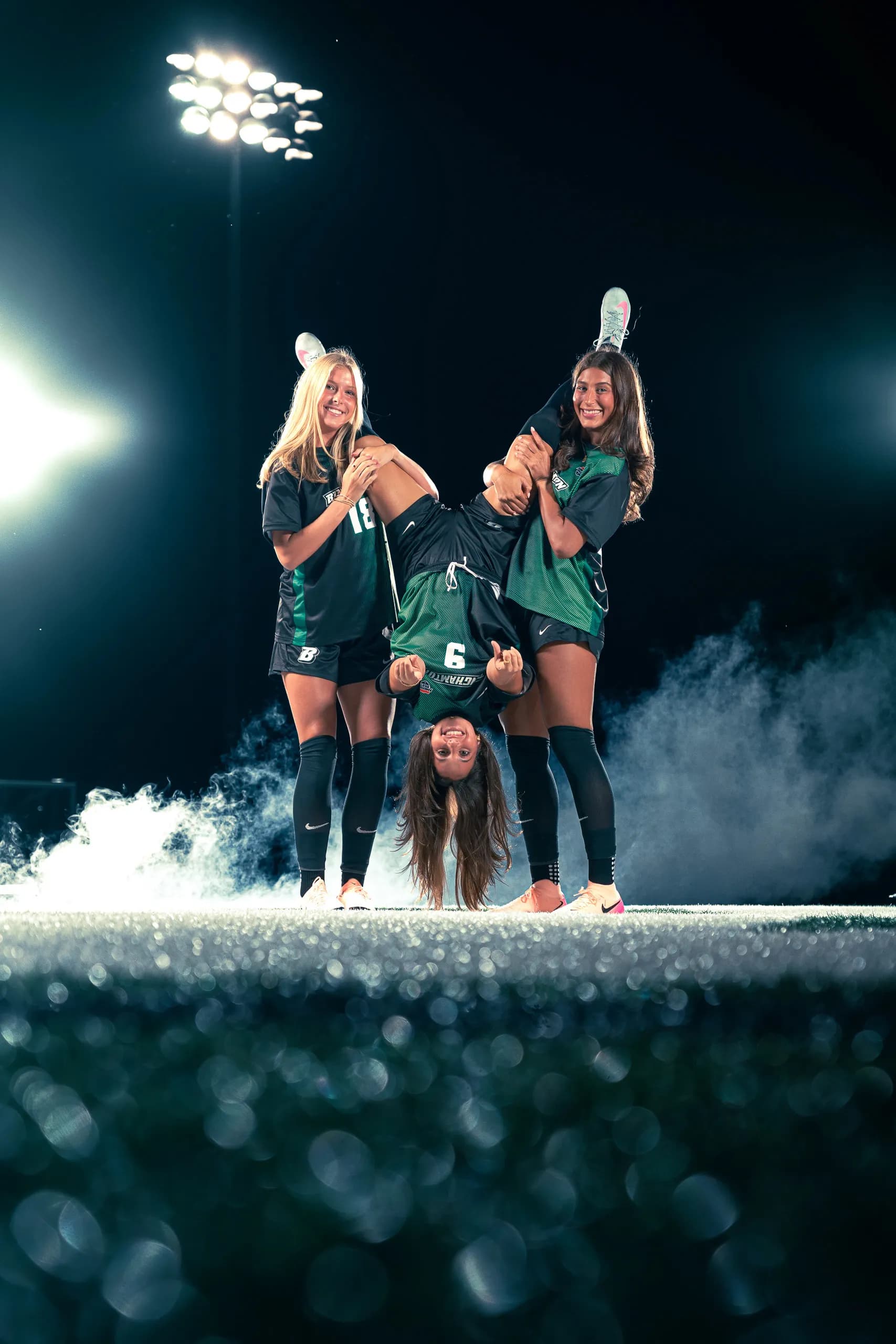 Portrait from the women's soccer media day at Binghamton University in Binghamton, New York