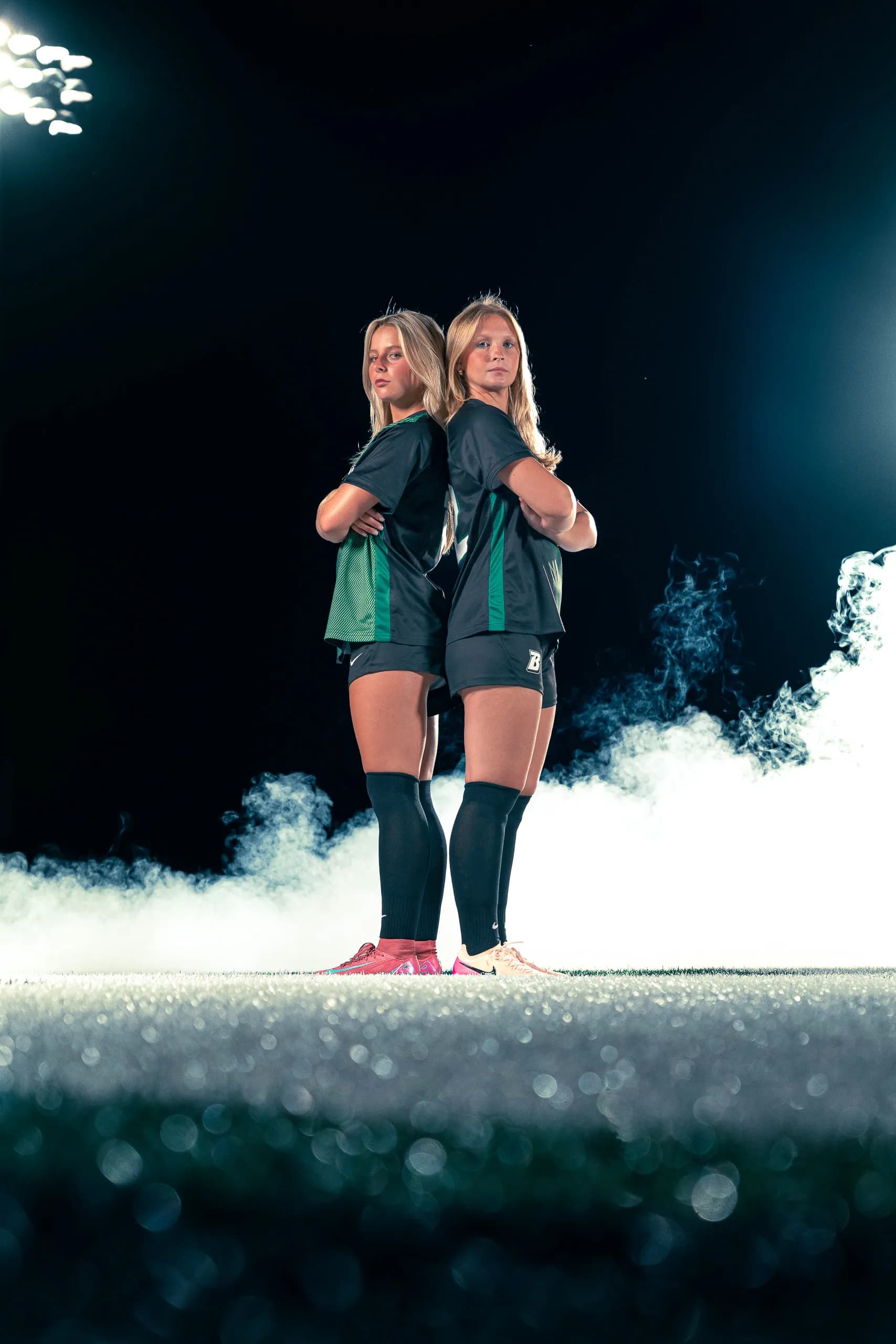 Portrait from the women's soccer media day at Binghamton University in Binghamton, New York