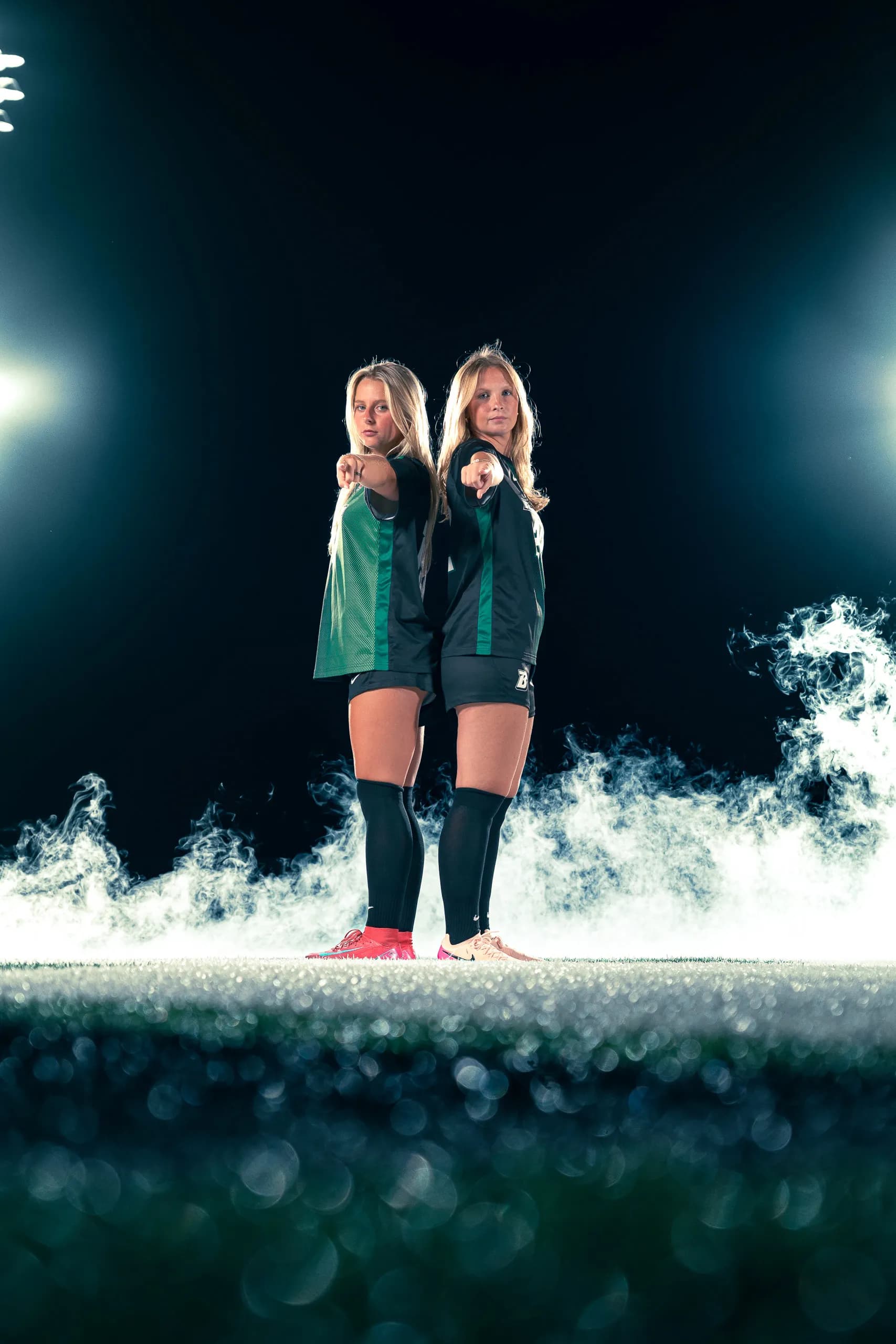 Media day portrait from the Binghamton University women's soccer session in Binghamton, New York