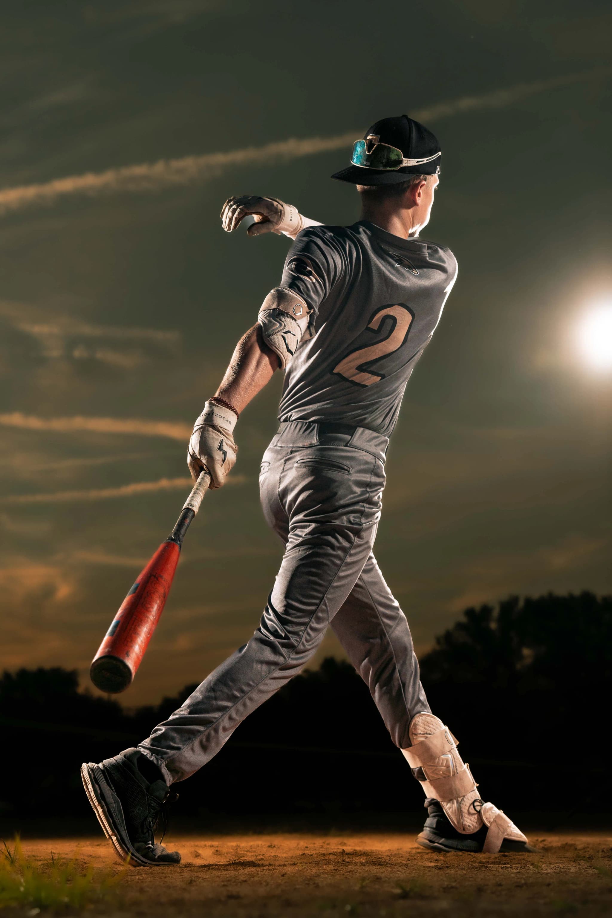 Dom W. senior sports portrait in Corning, New York