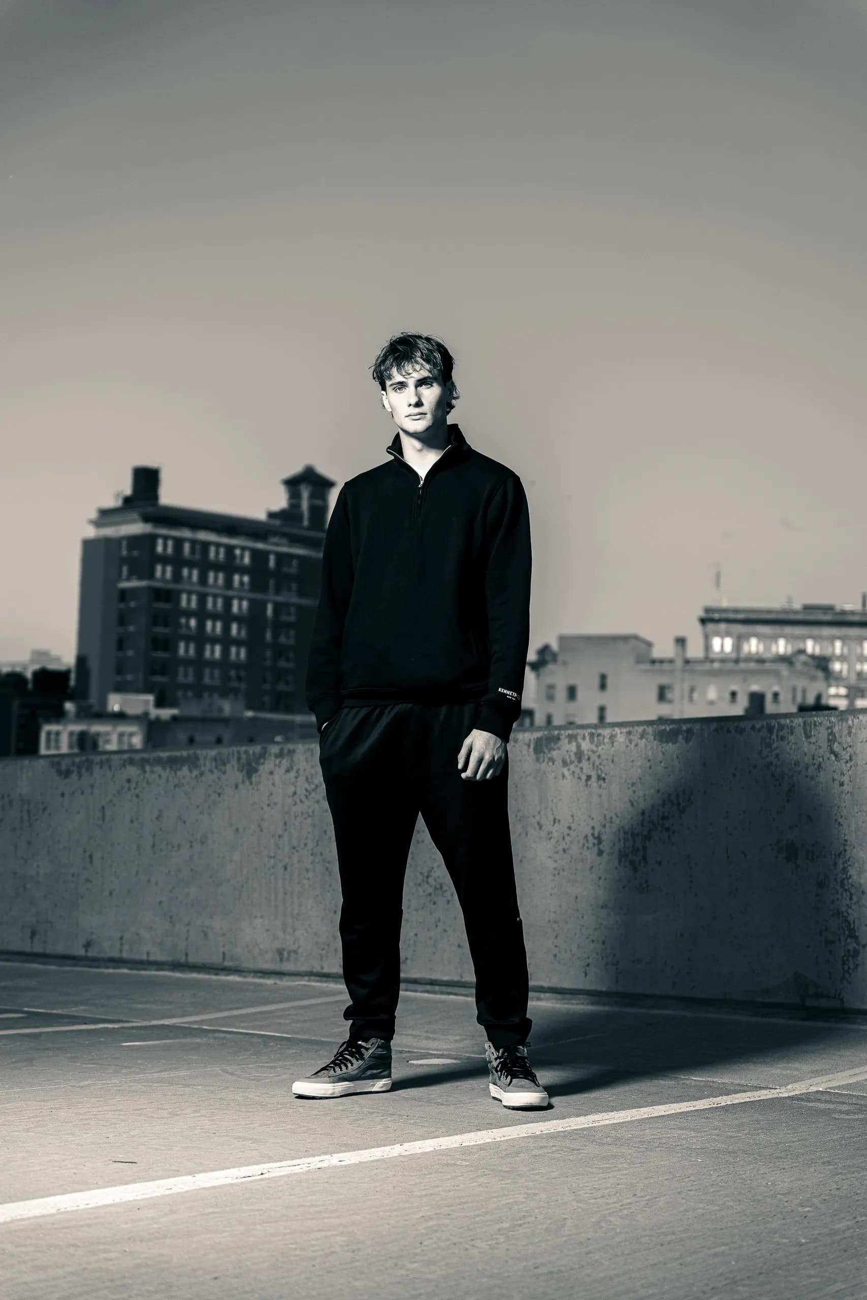 Senior portrait of Evan W. from his session in Binghamton, New York
