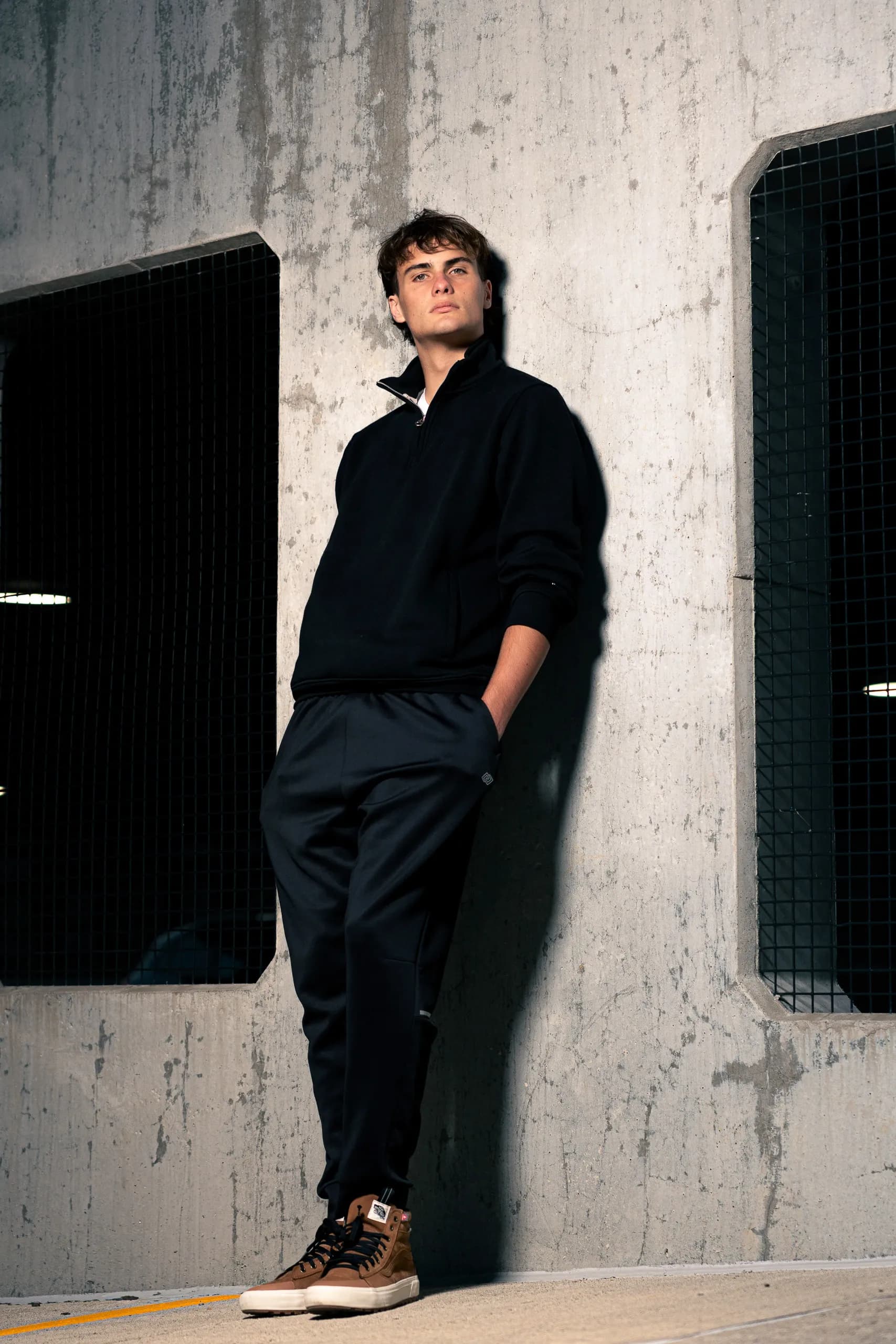 Portrait from Evan W.'s senior session in Binghamton, New York