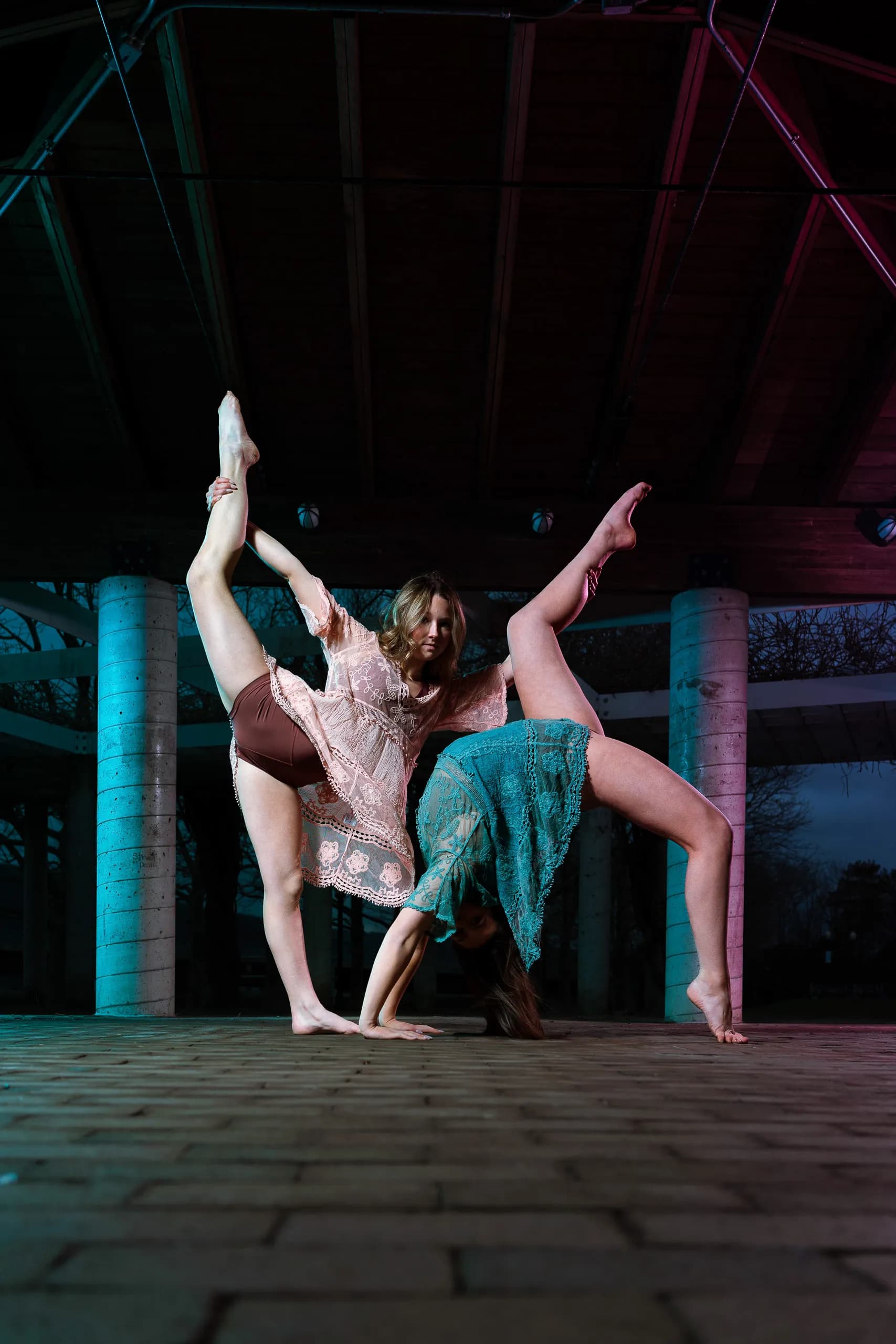 McKenna and Lilley dance sportrait during the Corning session