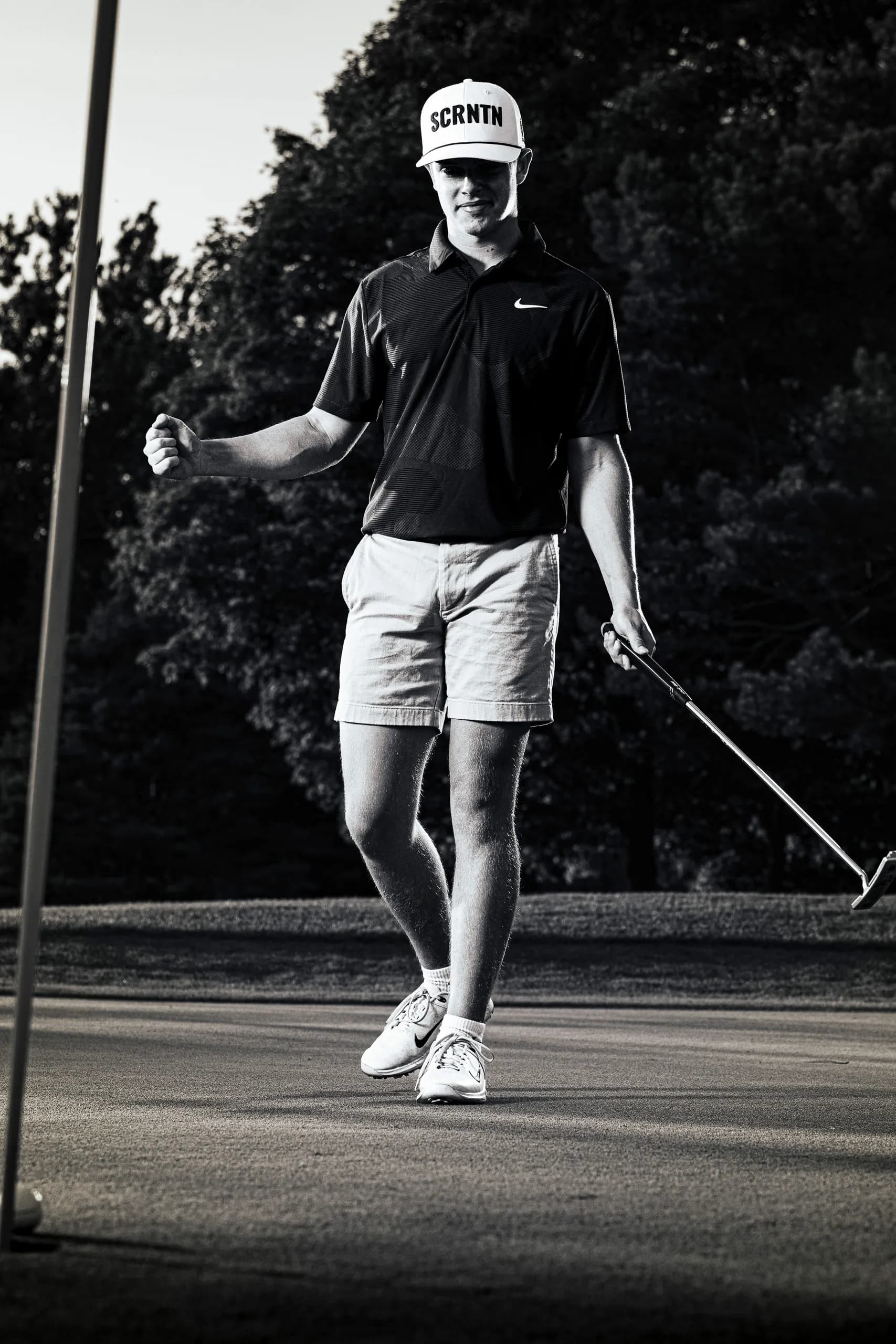 Talon D. golf sportrait from his session on a Mansfield, PA course