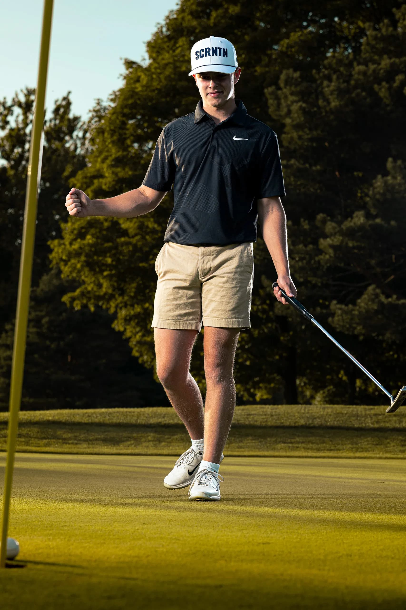 Golf sportrait of Talon D. on the course in Mansfield, PA