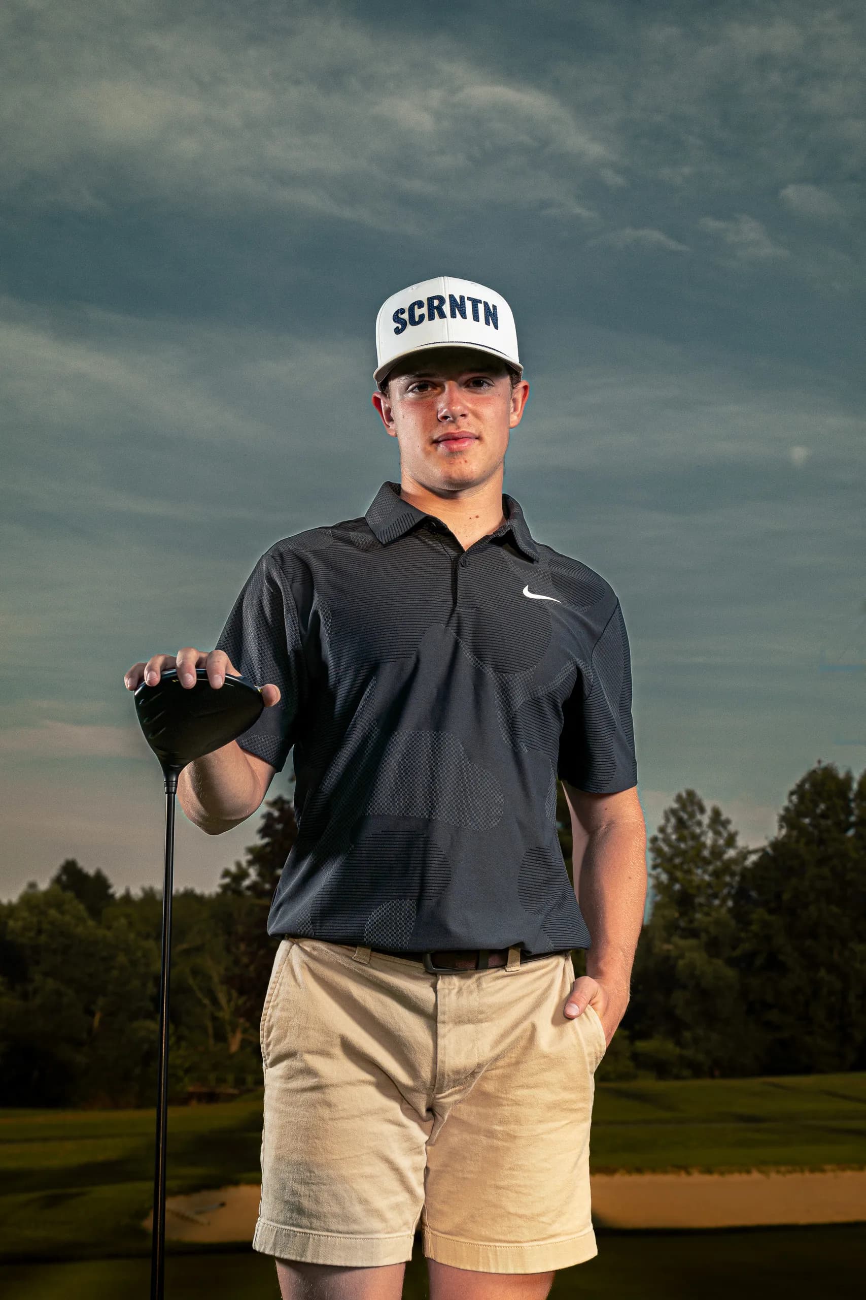 Talon D. golf sportrait from his session on a Mansfield, PA course