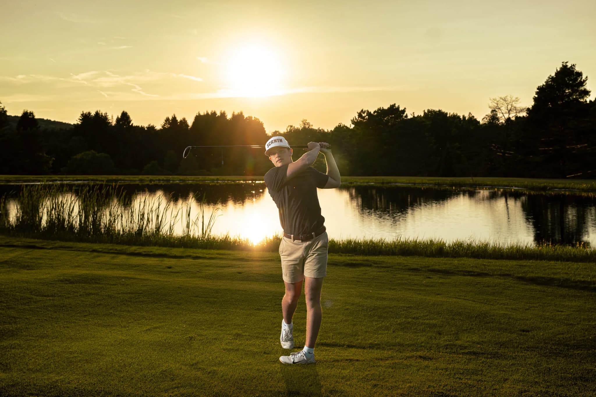 Photo from Talon D.'s golf sportrait session in Mansfield, Pennsylvania