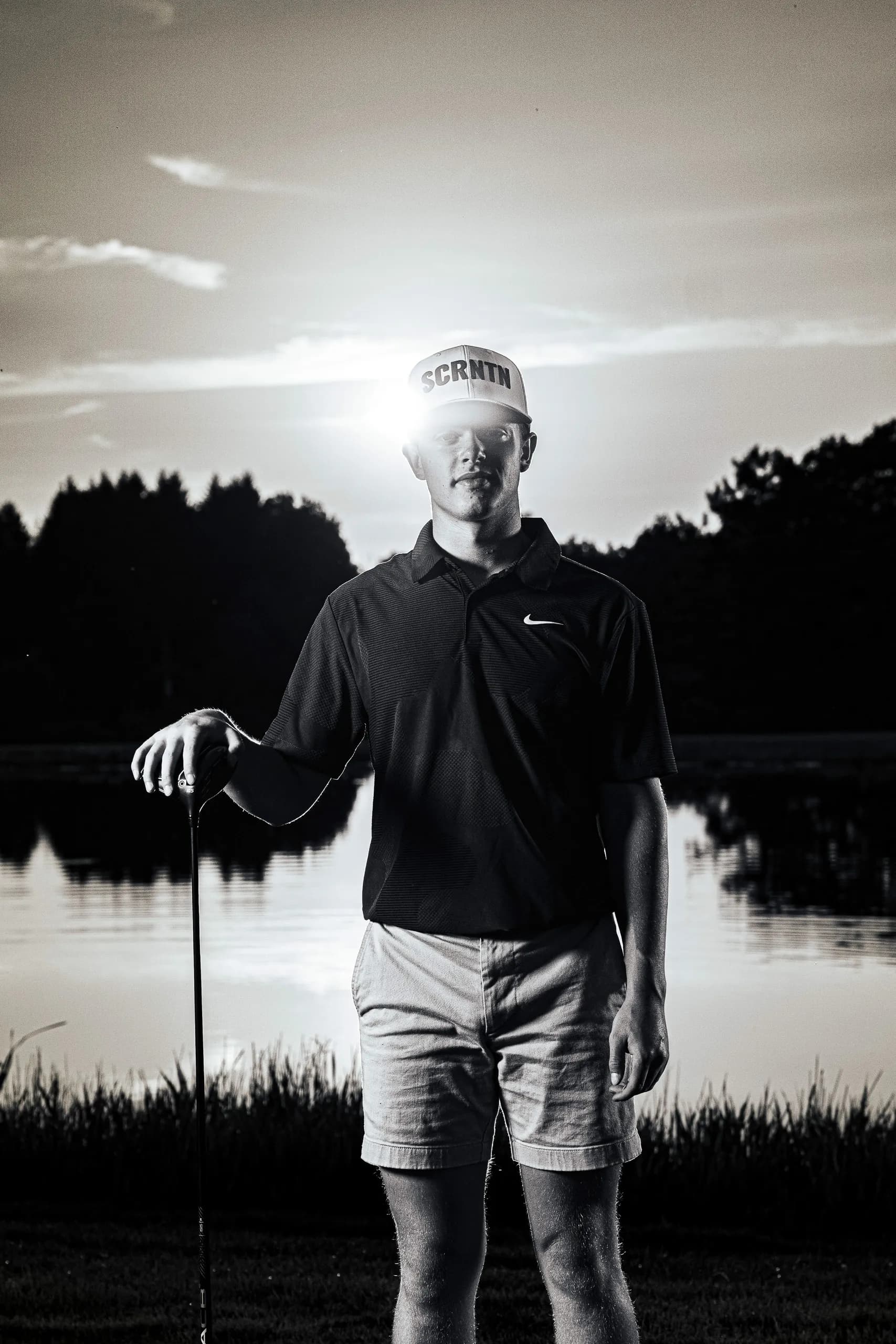 Talon D. golf sportrait on the course in Mansfield, Pennsylvania