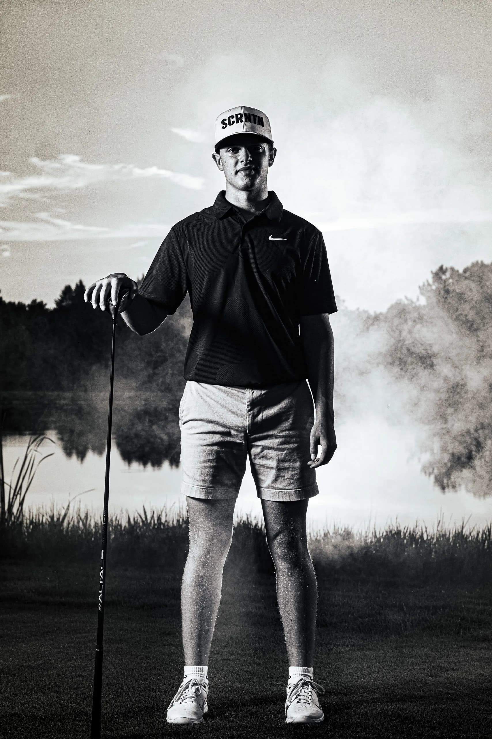 Talon D. golf sportrait from his session on a Mansfield, PA course