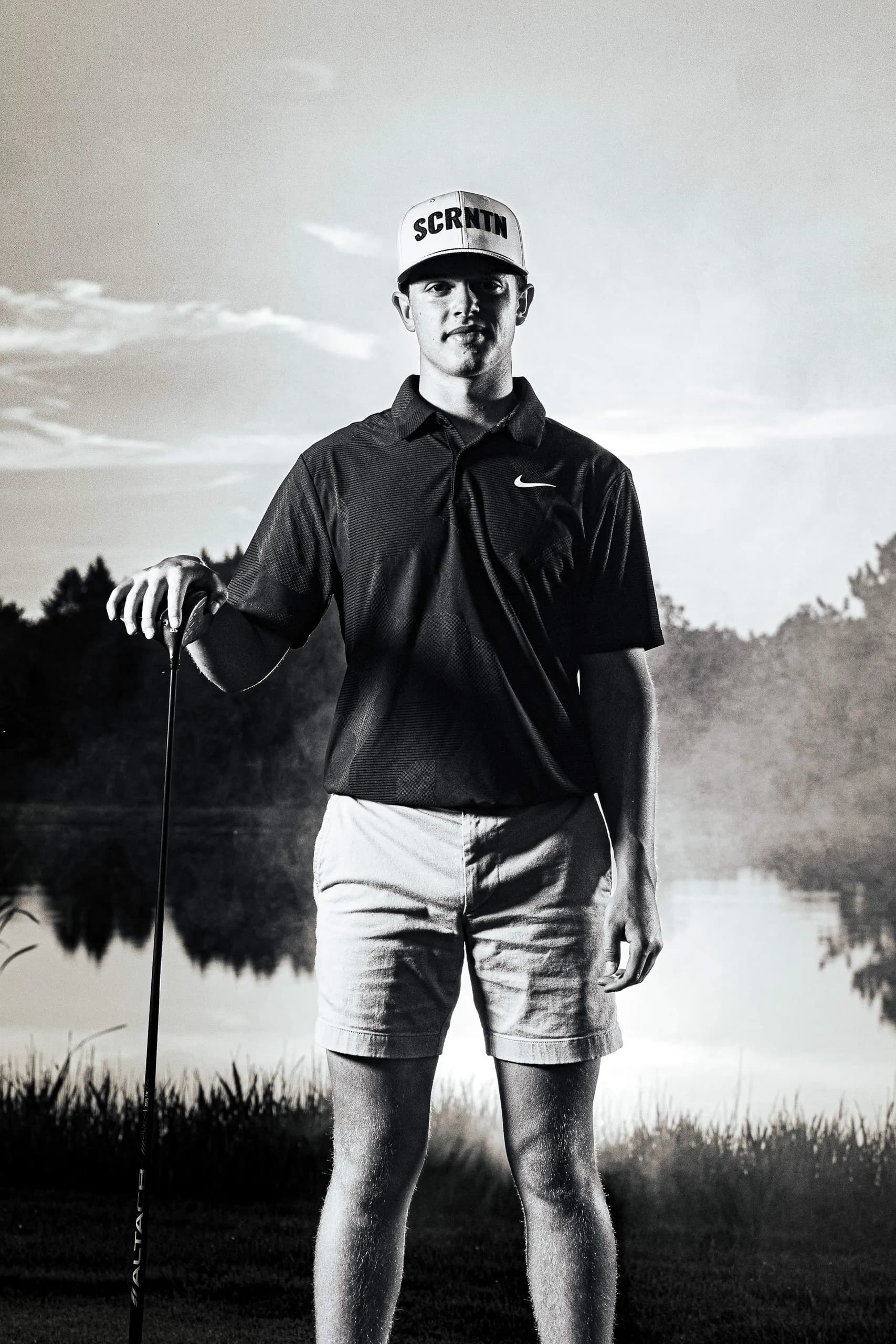 Golf sportrait with Talon D. on a golf course in Mansfield, PA