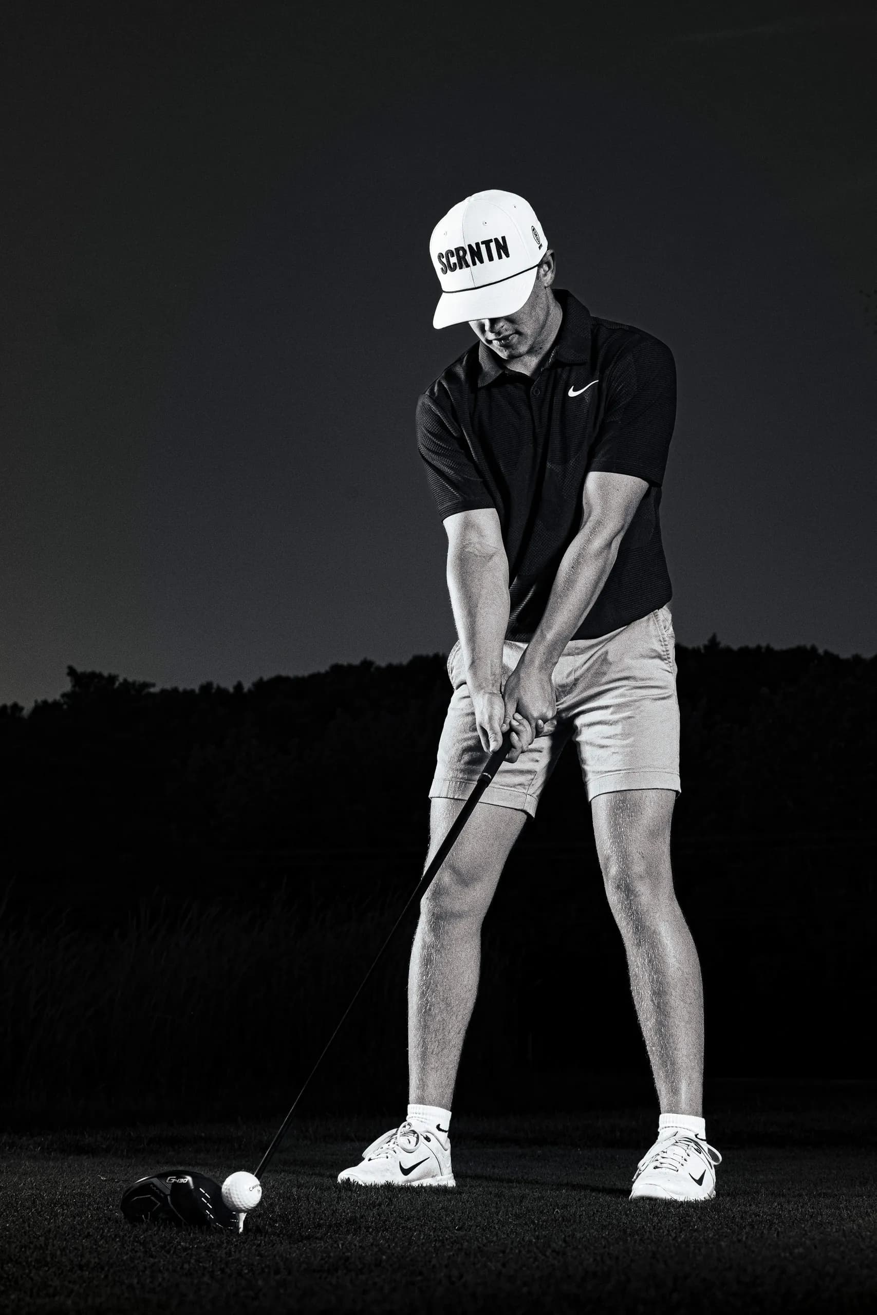 Golf sportrait with Talon D. on a golf course in Mansfield, PA