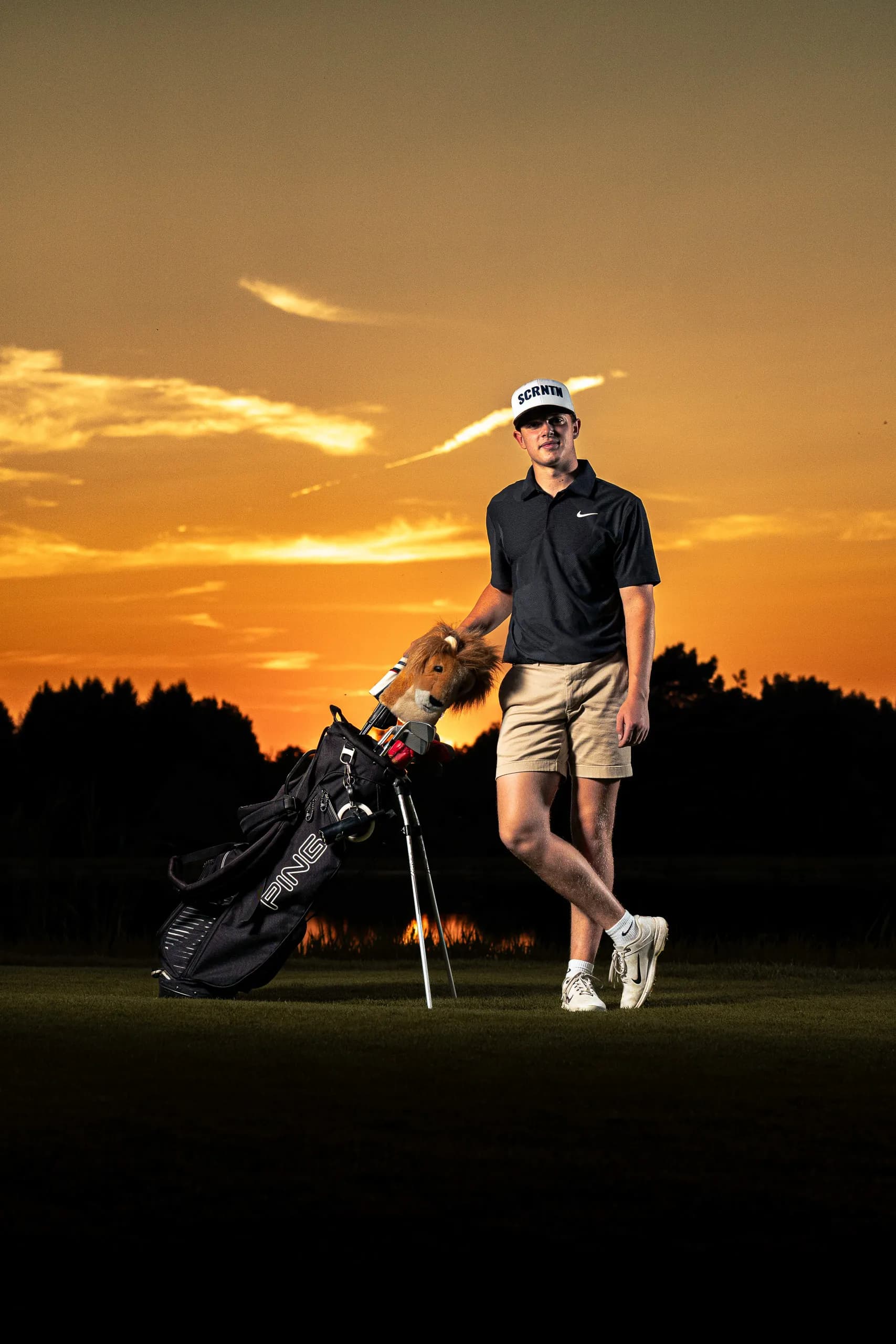 Golf sportrait of Talon D. on the course in Mansfield, PA