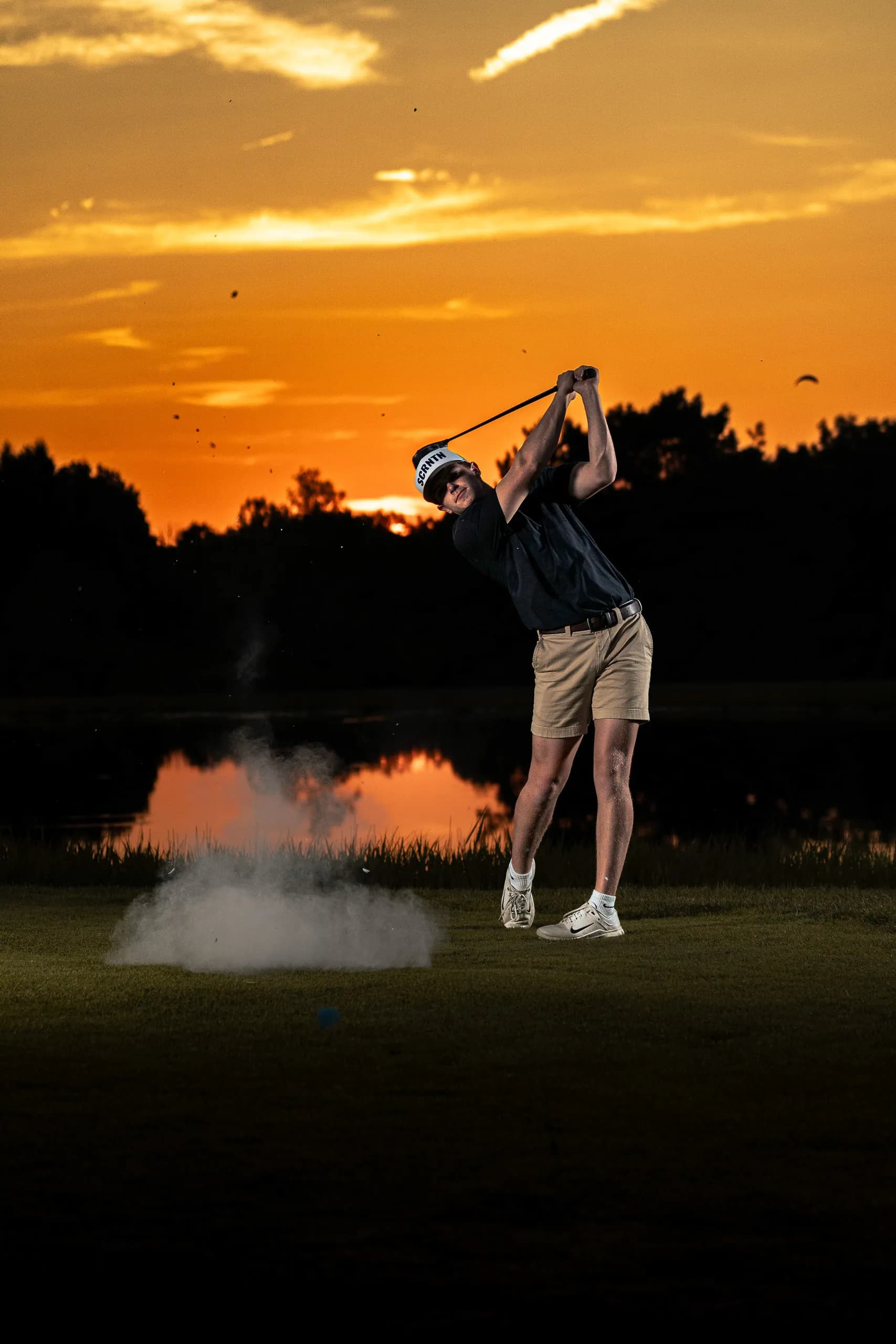 Talon D. golf sportrait from his session on a Mansfield, PA course
