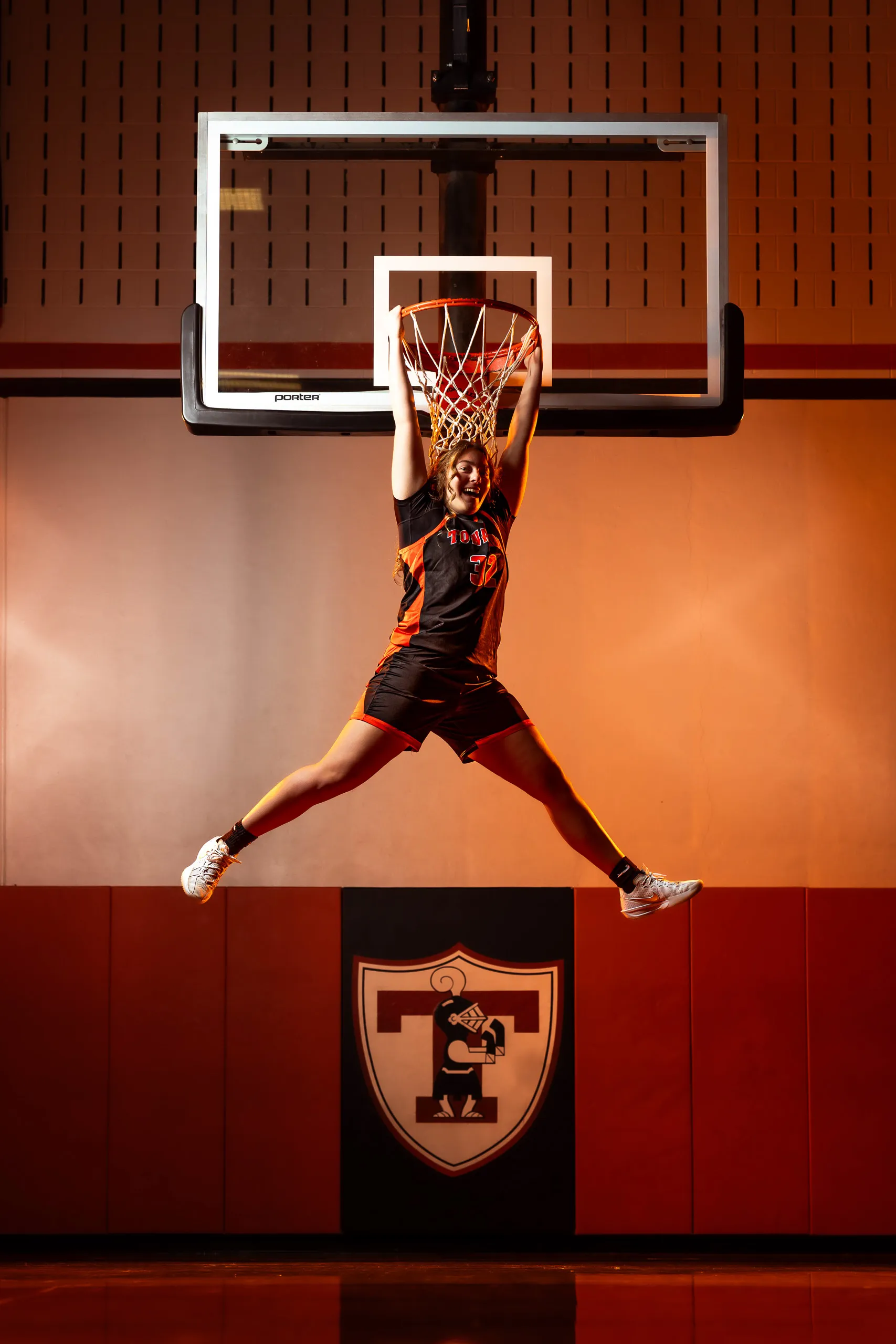 Photo from the Towanda girls basketball media day in Towanda, Pennsylvania