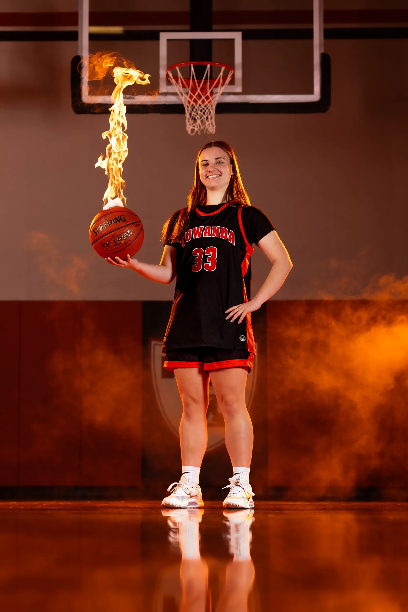 Media day portrait from the Towanda girls basketball session in Towanda, PA