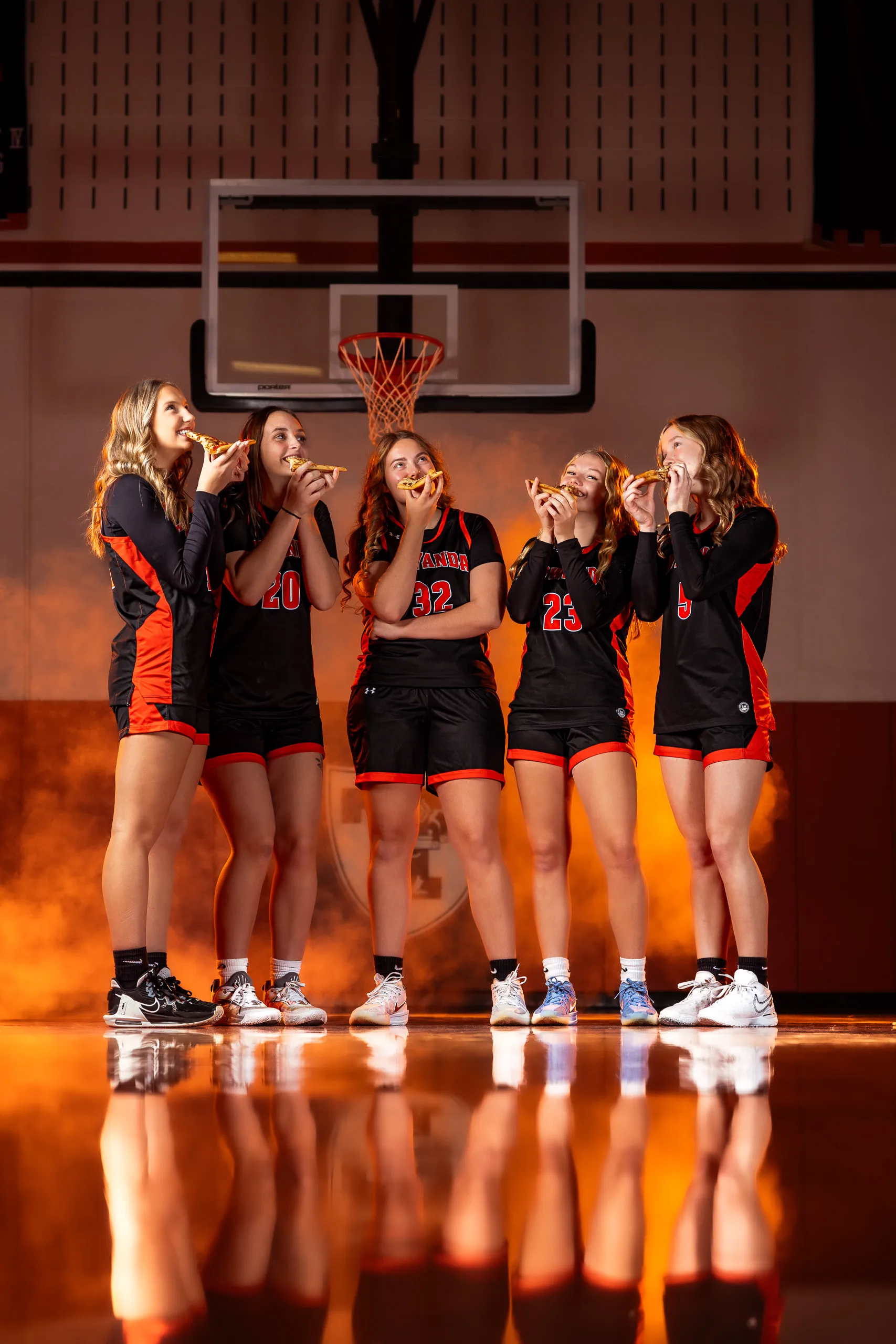 Media day portrait from the Towanda girls basketball session in Towanda, PA