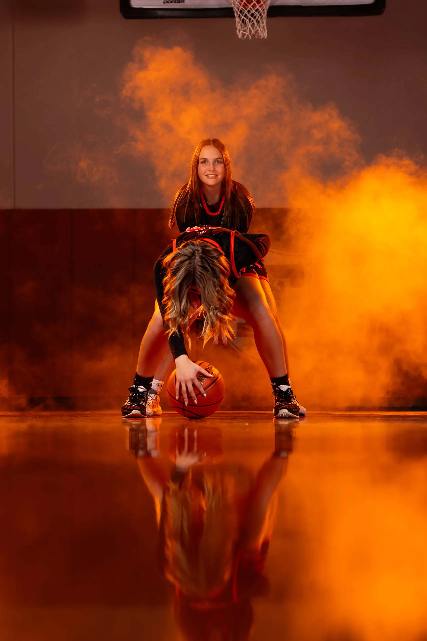 Media day portrait from the Towanda girls basketball session in Towanda, PA
