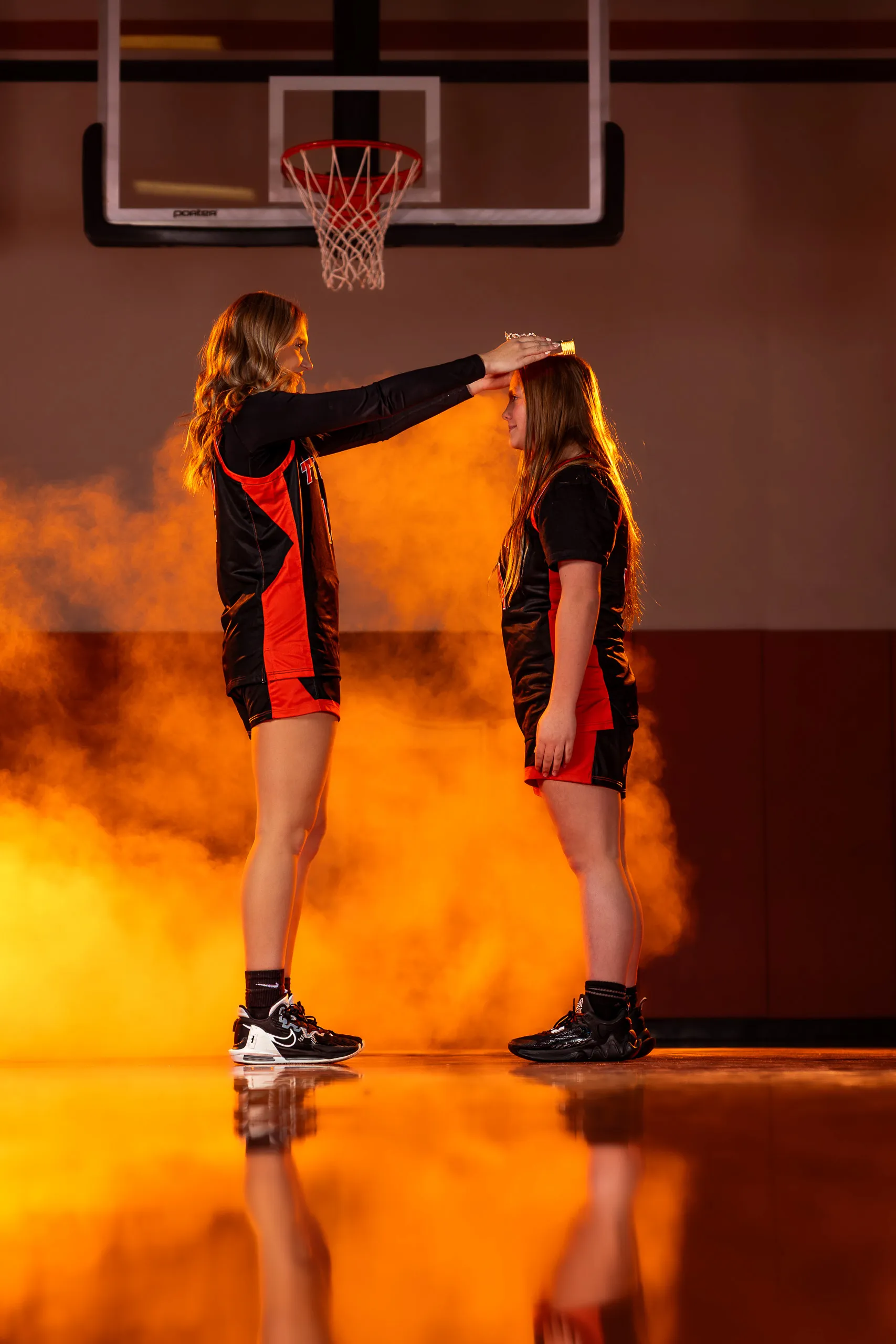 Towanda girls basketball media day portrait in Towanda, Pennsylvania