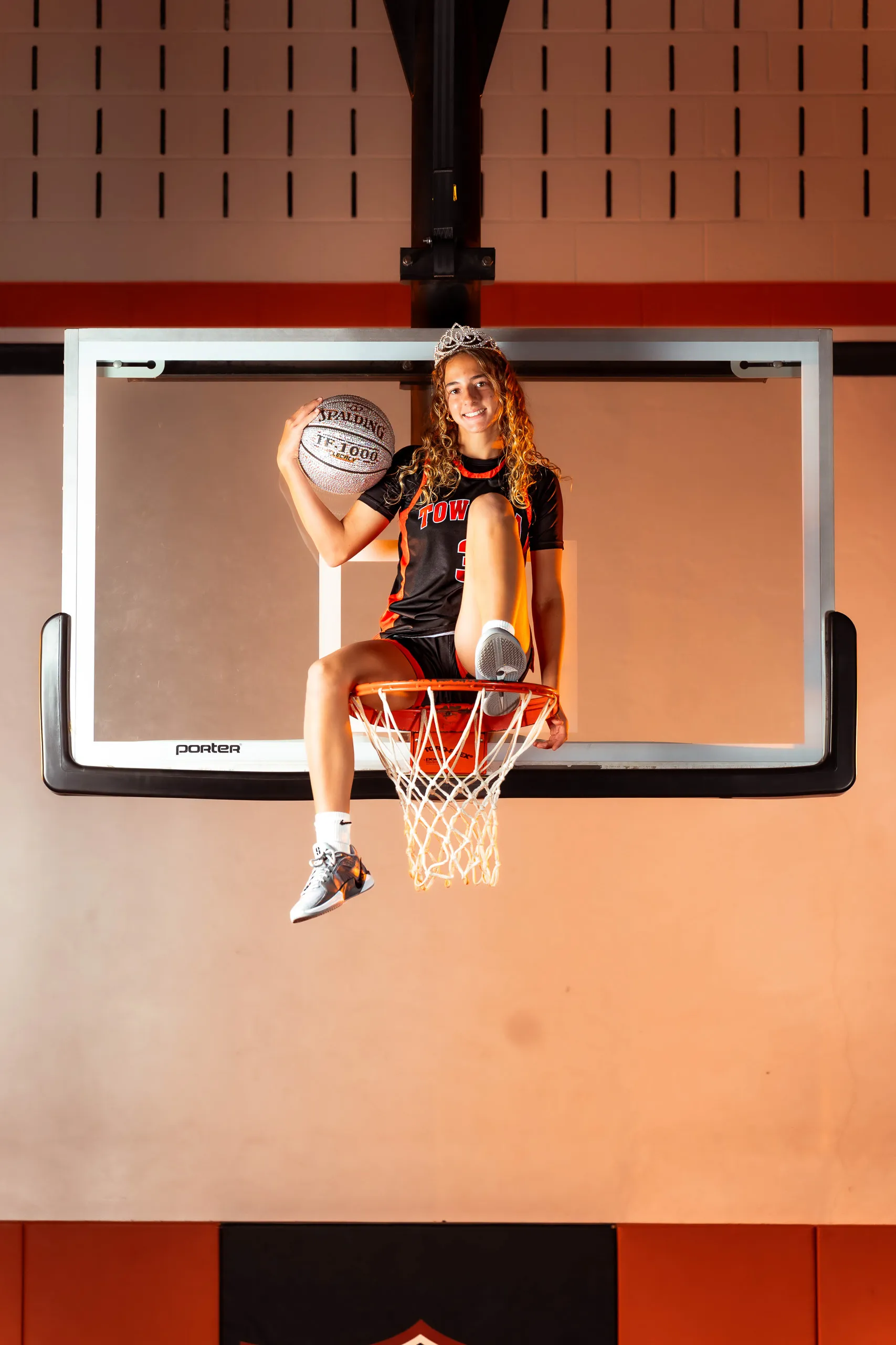 Media day portrait from the Towanda girls basketball session in Towanda, PA