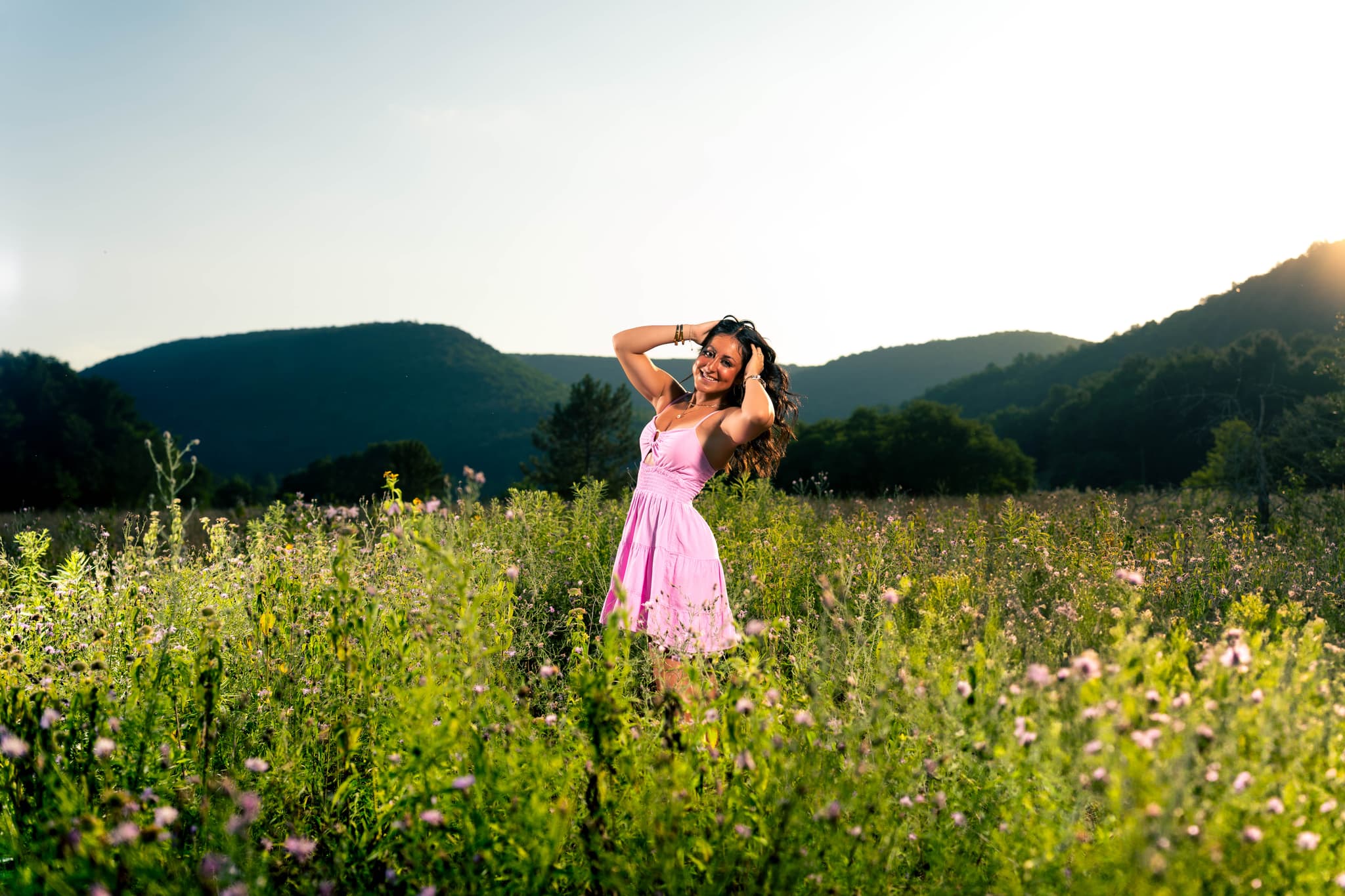 Mackenzie C. senior portrait, Ives Run PA