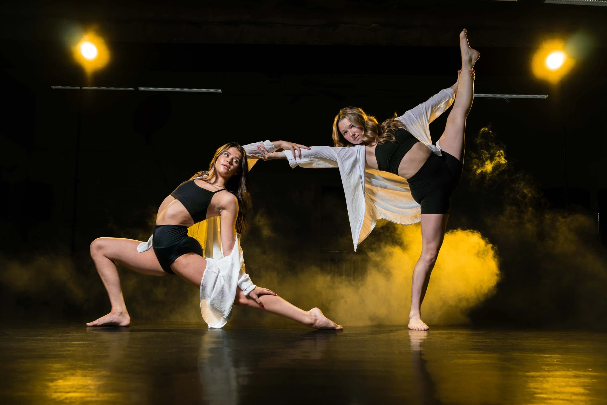 McKenna and Lilley dance sportrait in Corning, New York