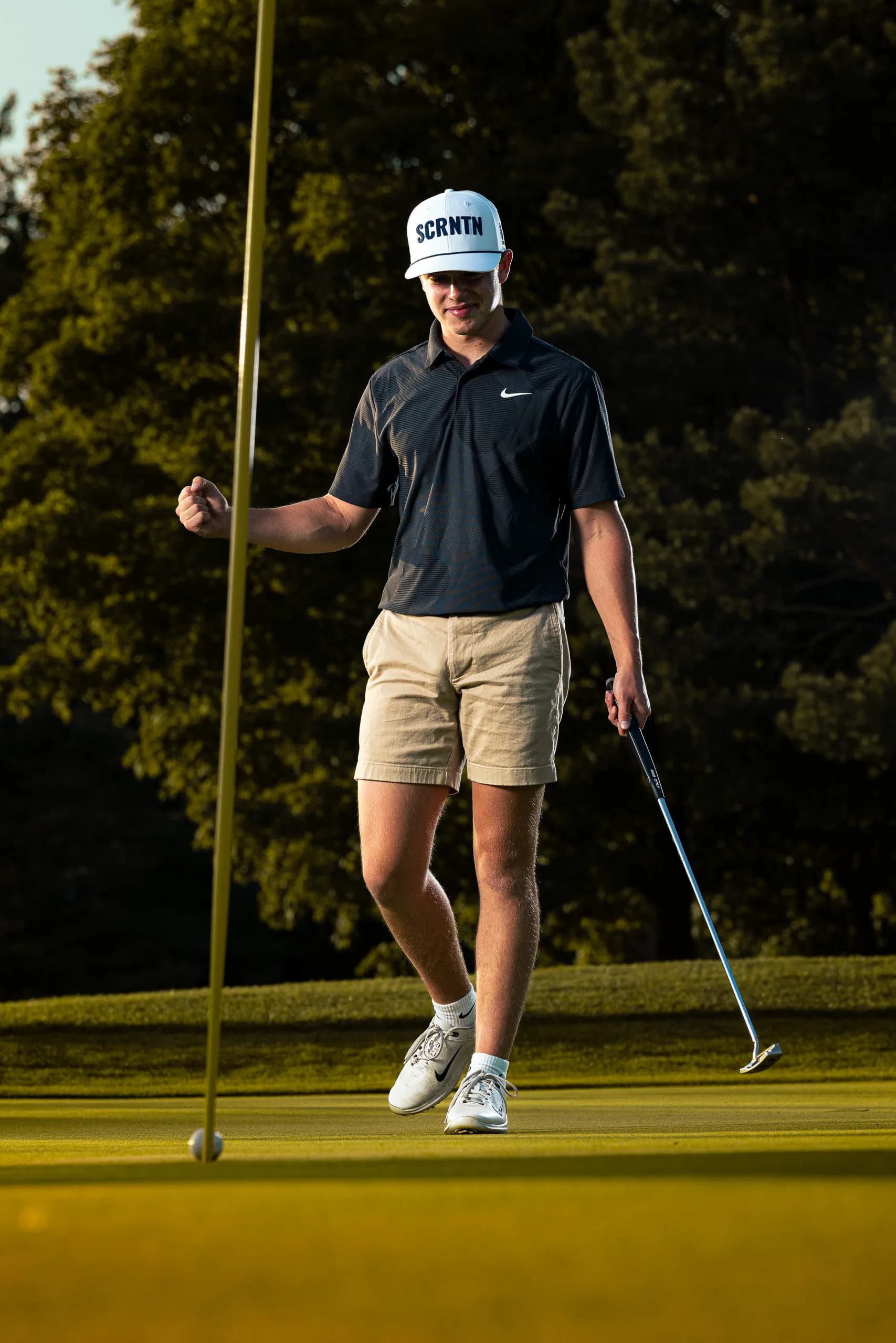 Talon D. golf sportrait on the course in Mansfield, Pennsylvania