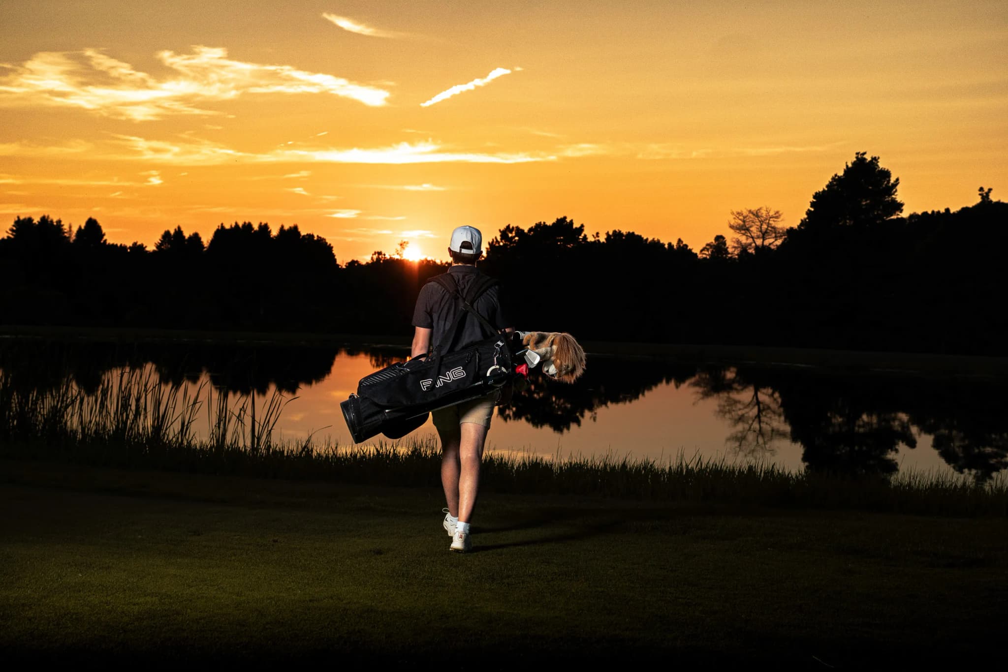 Golf sportrait of Talon D. on the course in Mansfield, PA